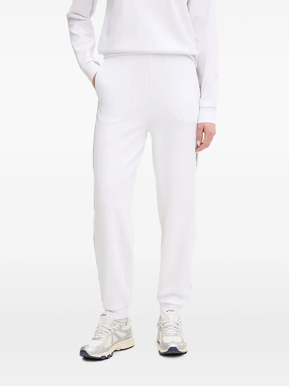 Ea7 Emporio Armani Trainingspak met logoprint Wit