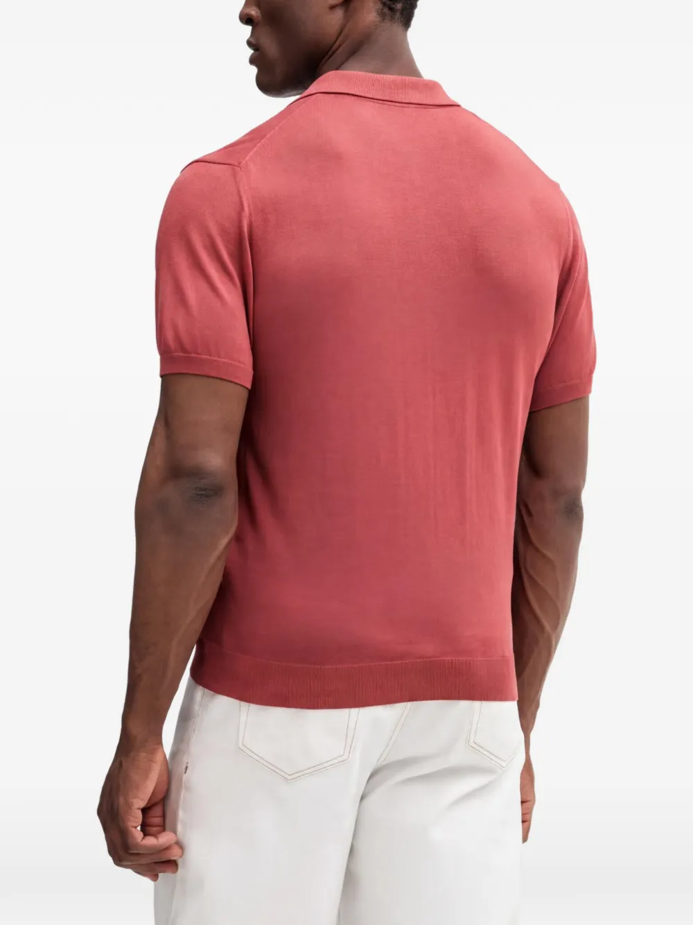  Blauer Polo Con Botones - Rojo 