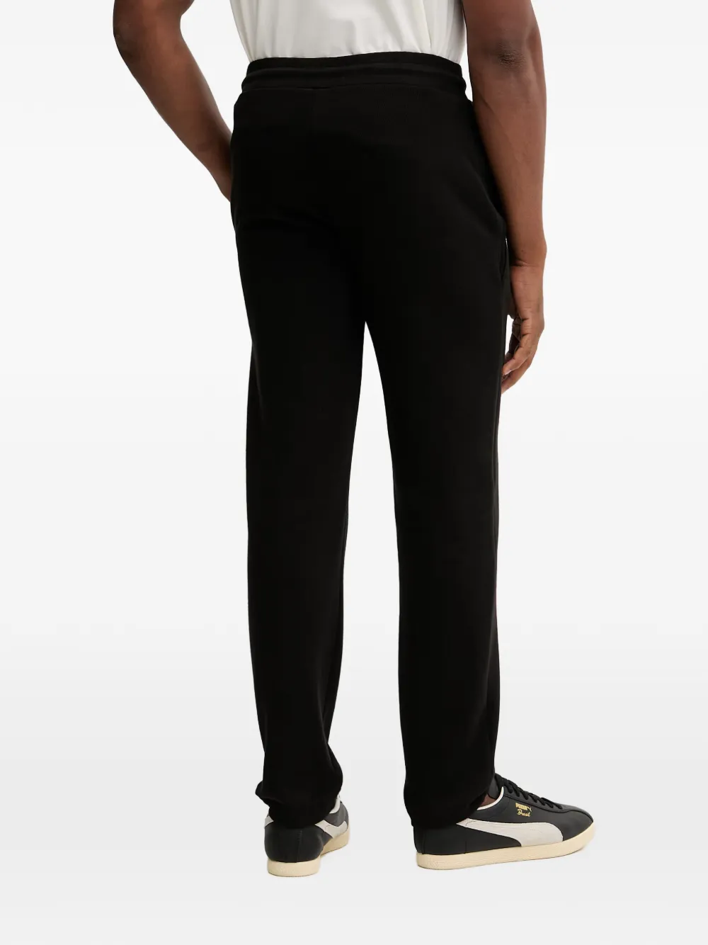 Ea7 Emporio Armani Trainingsbroek met logopatch Zwart