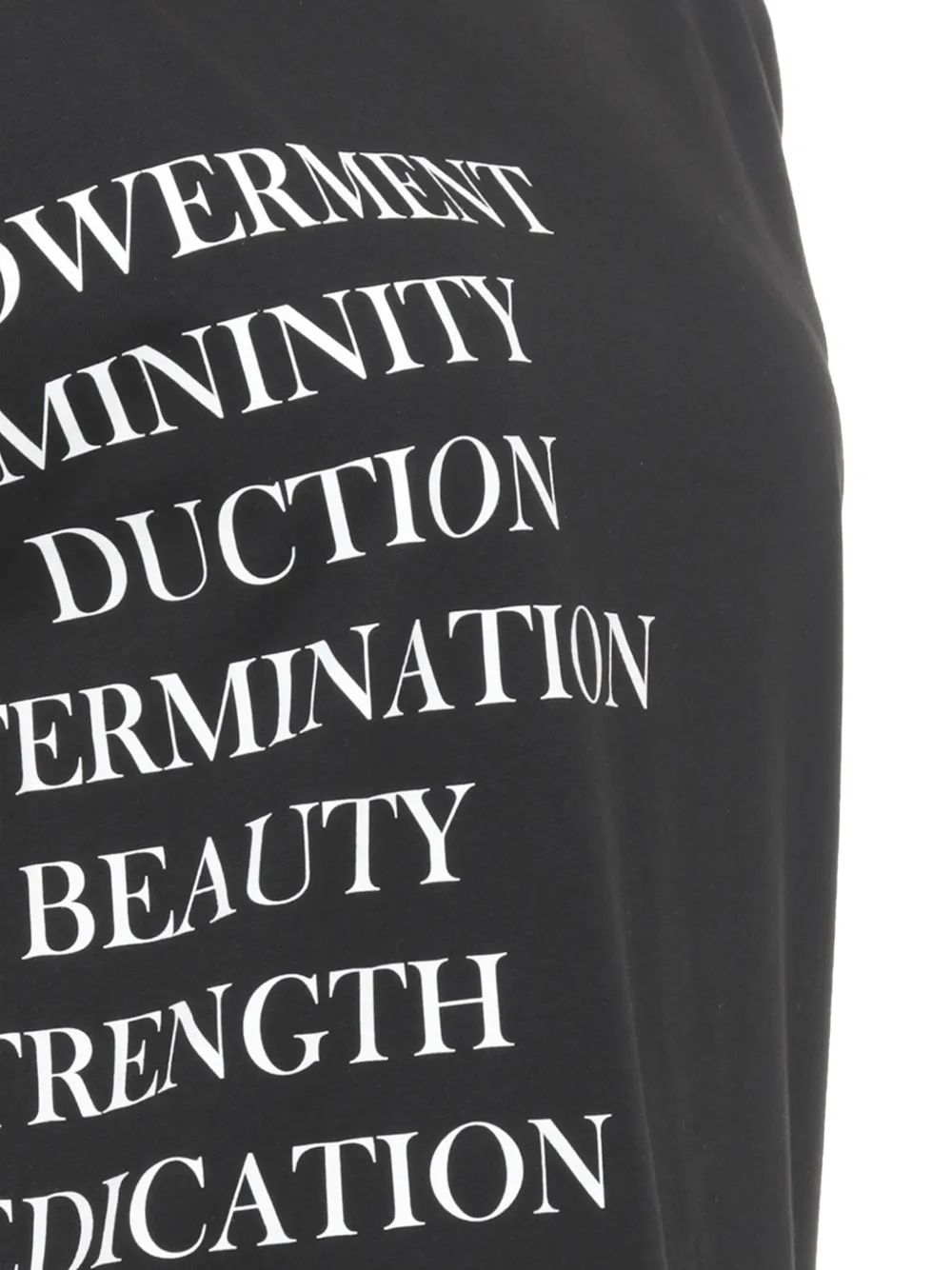 Elisabetta Franchi Tanktop met tekst Zwart
