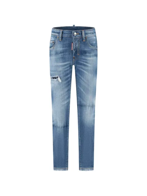DSQUARED2 KIDS distressed patch denim jeans