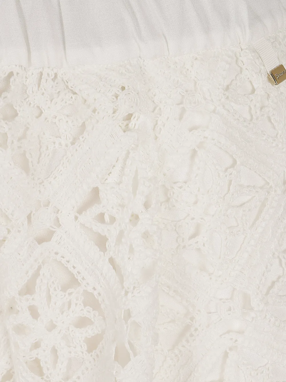 Herno Gehaakte gewelfde shorts Beige