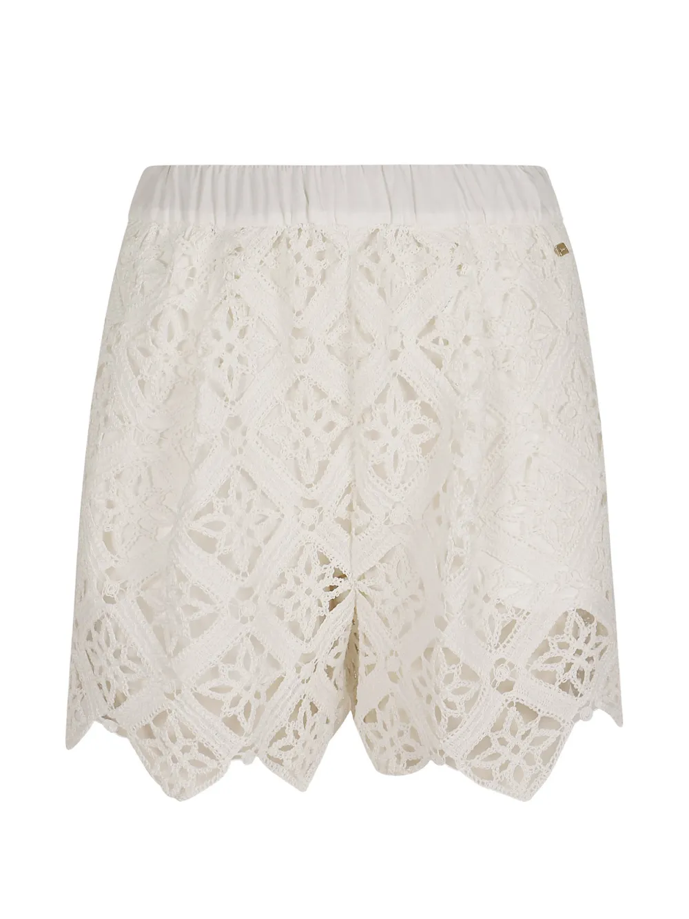 Herno crochet scalloped shorts - Toni neutri