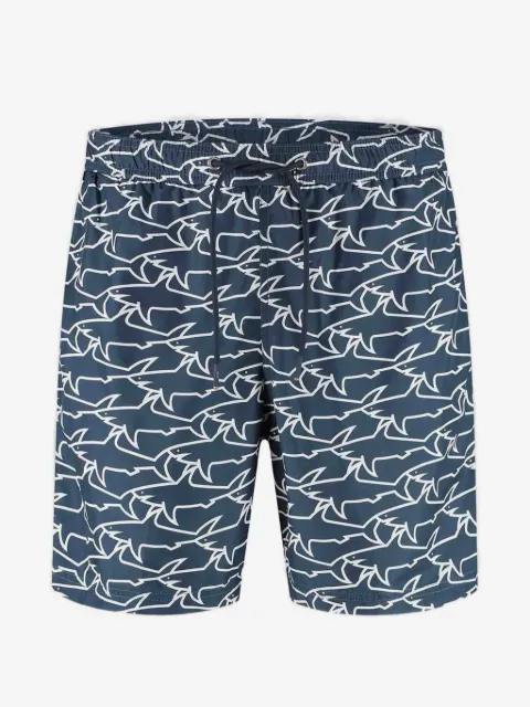Paul & Shark short de bain à imprimé graphique