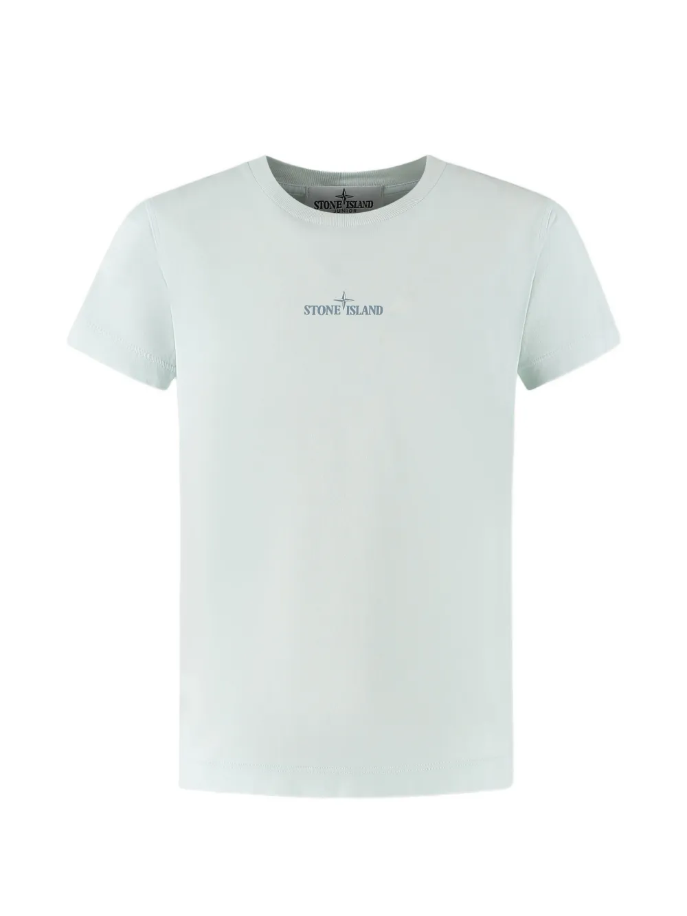 Stone Island Junior logo-motif T-shirt - Blu