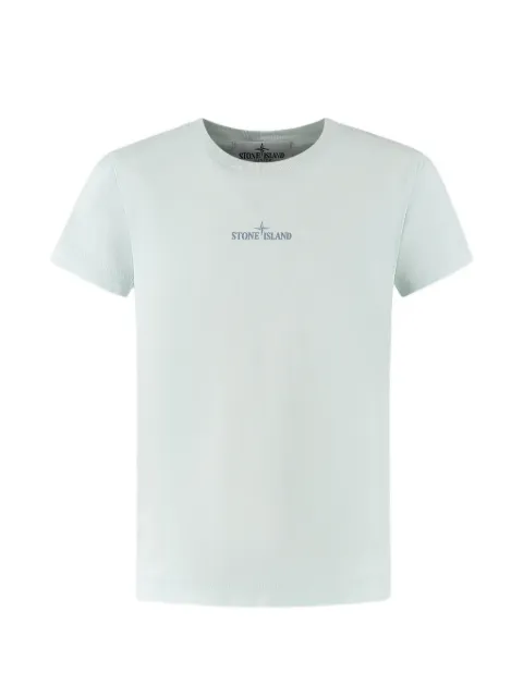 Stone Island Junior playera con motivo del logo