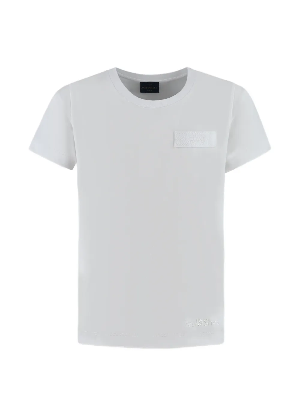 Paul & Shark Junior logo-patch T-shirt - Bianco