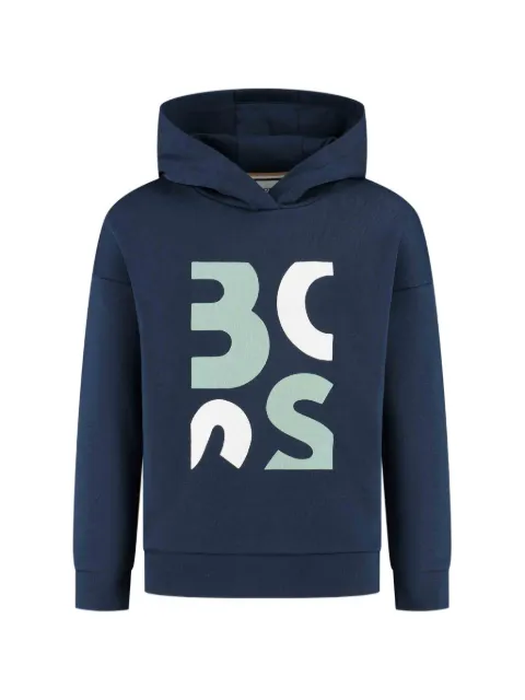 BOSS Kidswear hoodie con logo gráfico