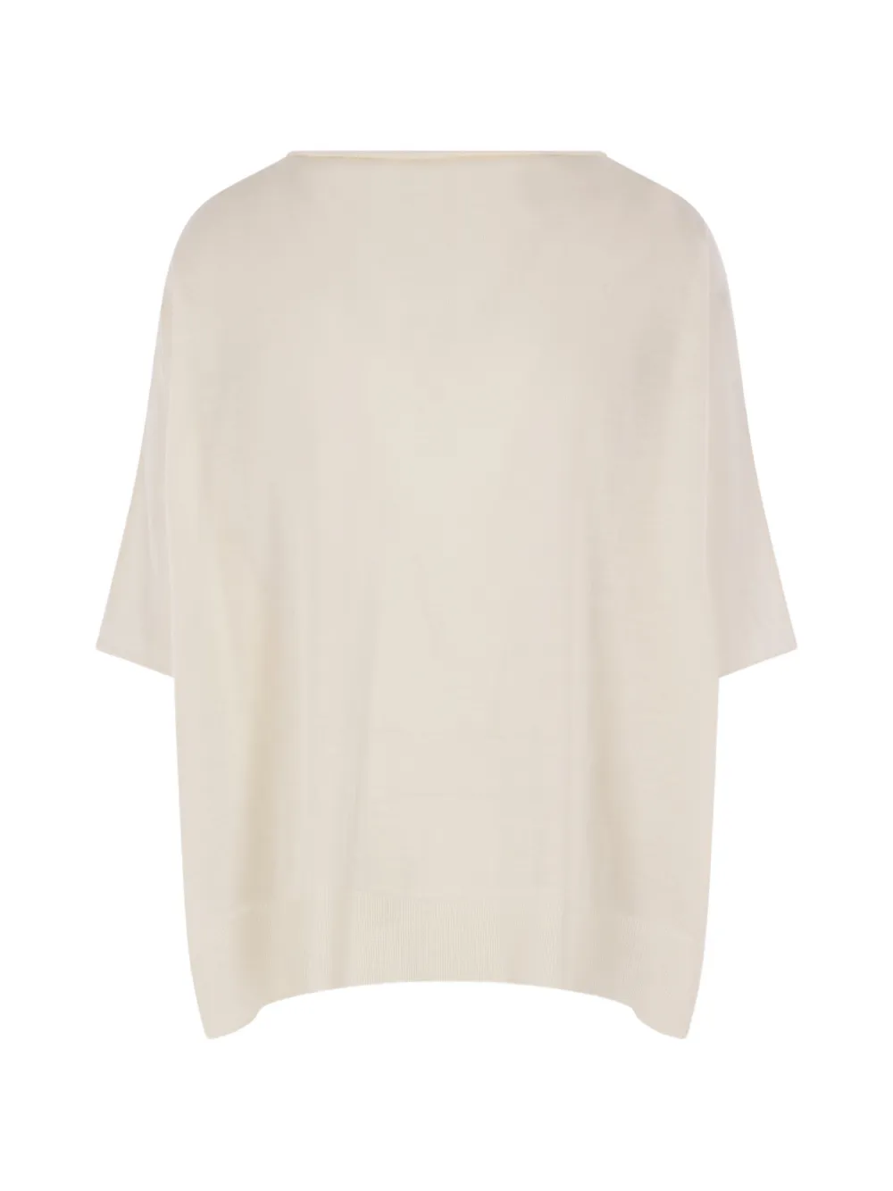 Dusan boat-neck sweater - Weiß