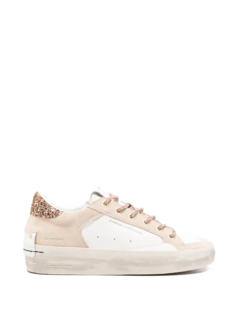 Crime London sneakers med glimmer-udsmykning