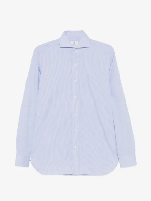 Borrelli micro-check cotton shirt