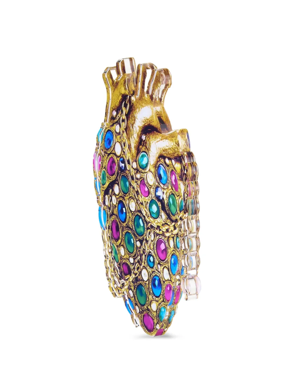  Linee Recanati Heart Centrepiece - Gold 