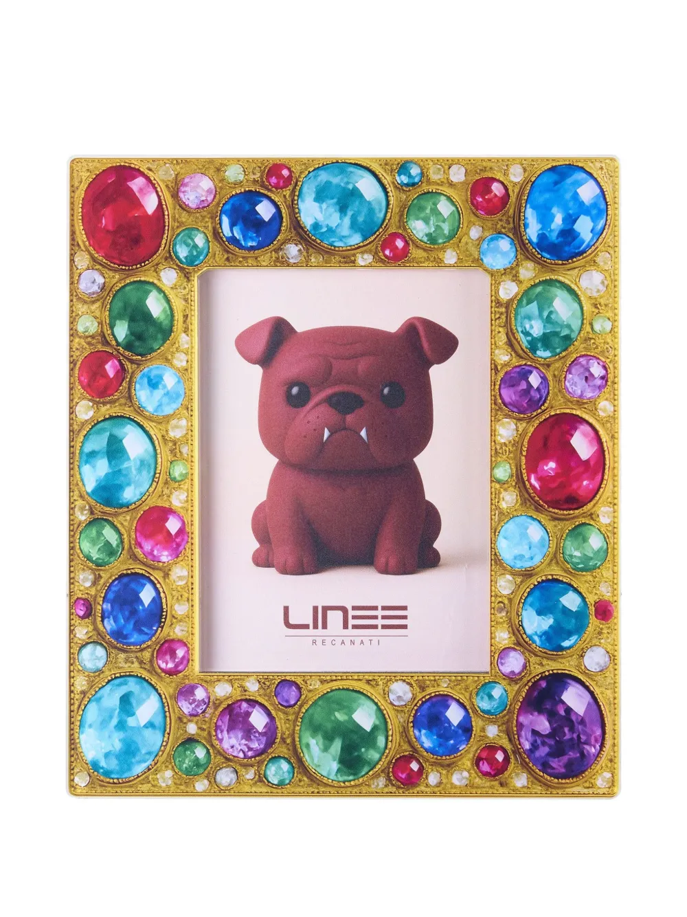 Linee Recanati Piclux gem-embellished photo frame - Oro