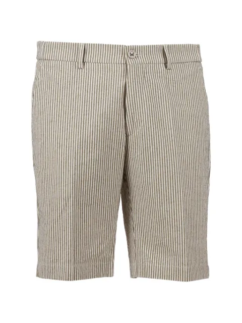 Berwich striped straight-leg bermuda shorts