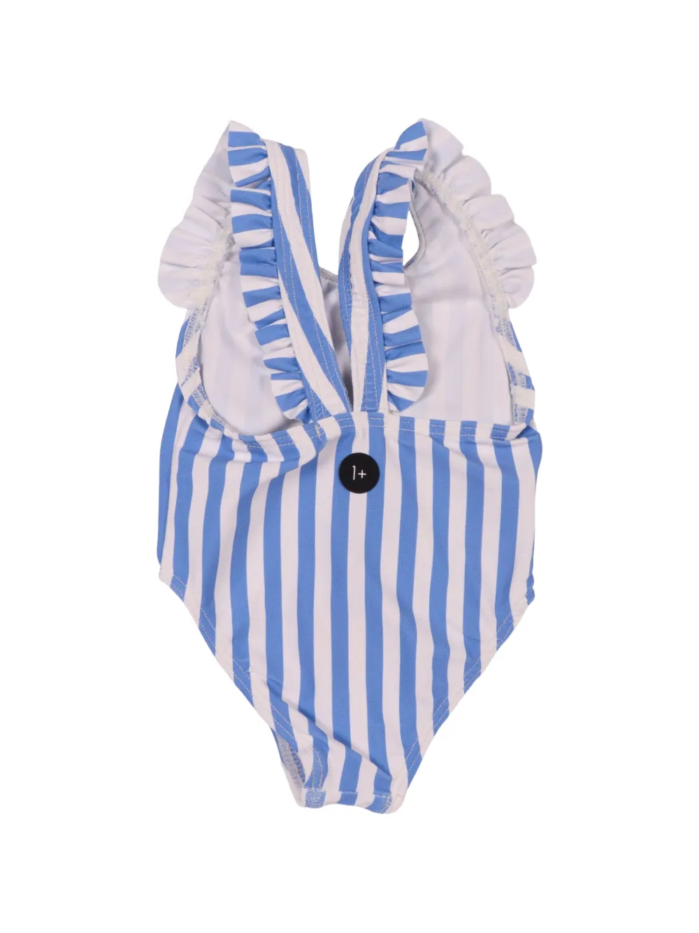 1 + IN THE FAMILY Gestreept badpak met ruches Blauw