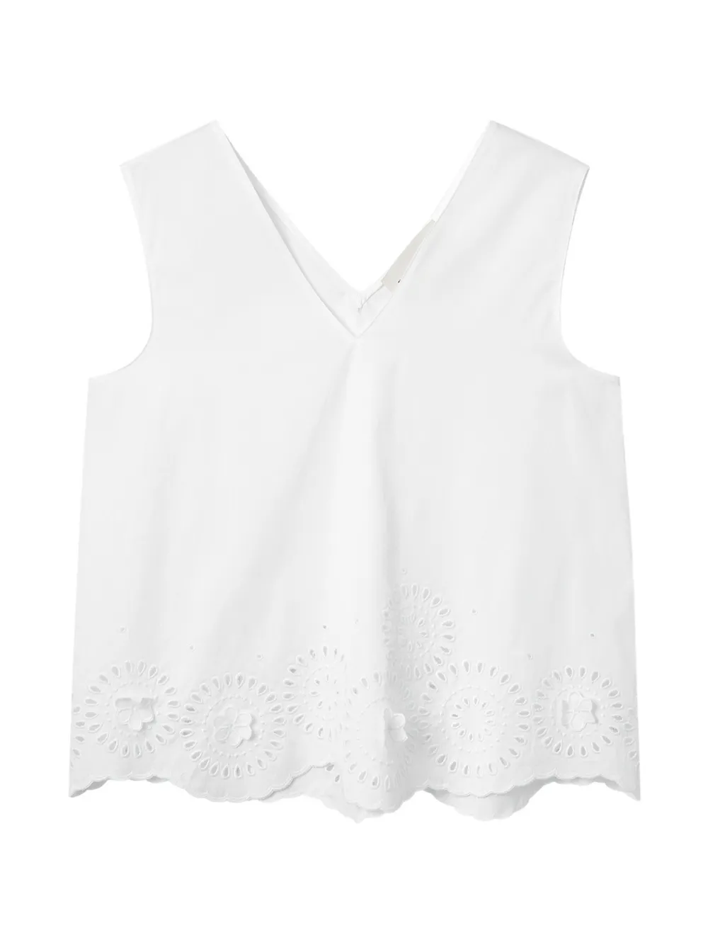 PortsPURE Top con scollo a V - Bianco