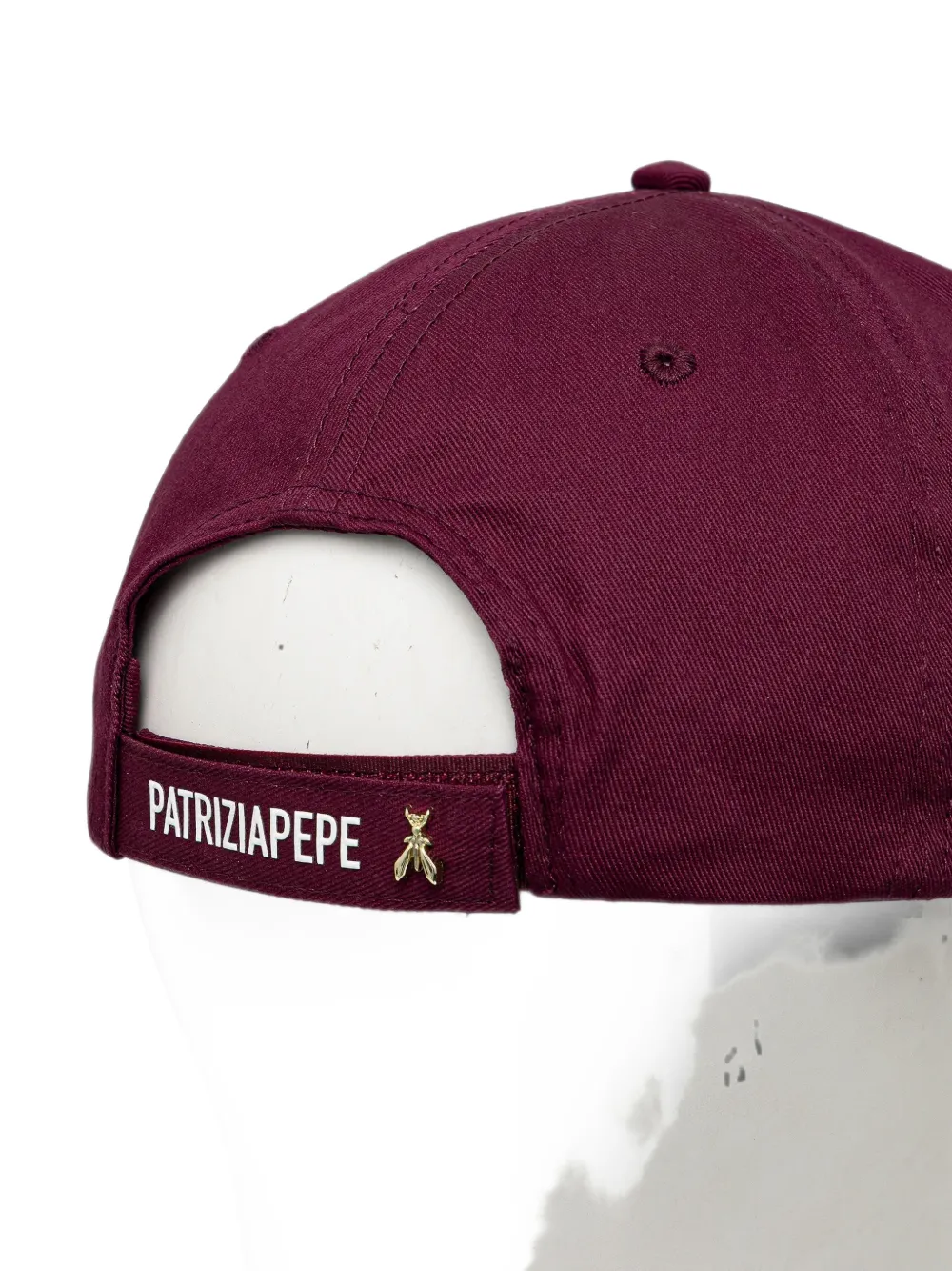 Patrizia Pepe Honkbalpet met geborduurd logo Rood