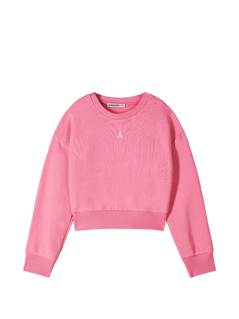 Patrizia Pepe girl round-neck sweatshirt - Rosa