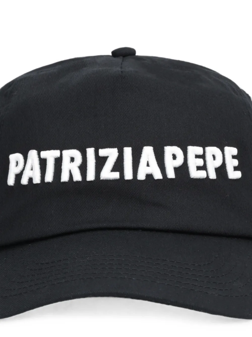 Patrizia Pepe logo baseball cap Zwart