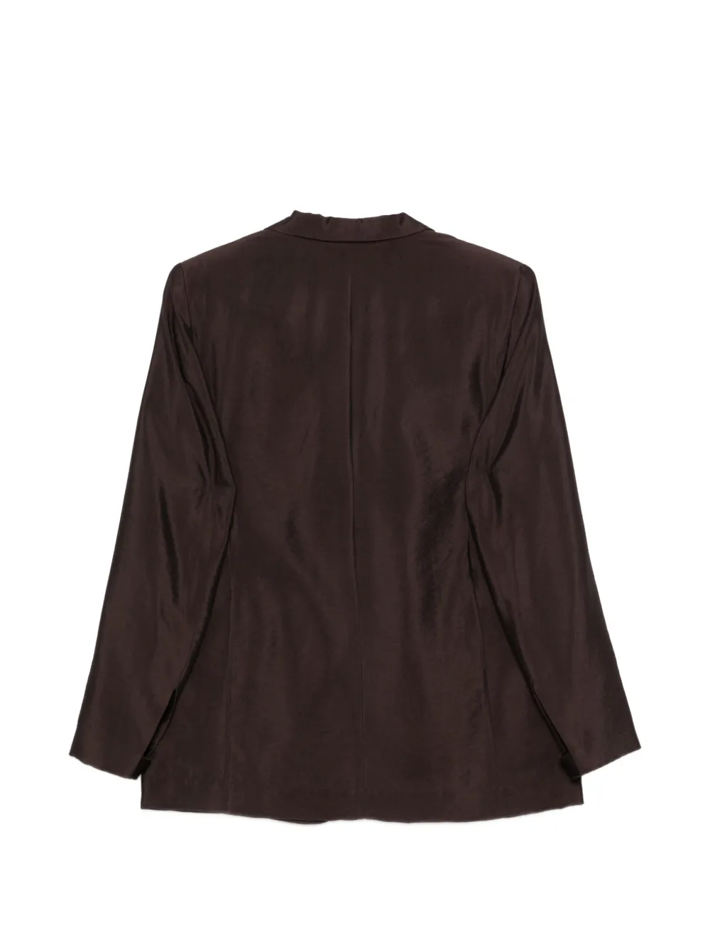 Alysi Blazer met bewerkte revers Bruin