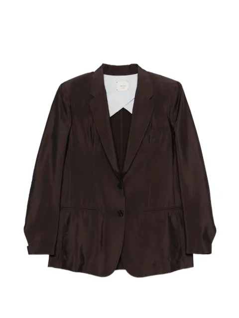 Alysi notched-lapel blazer