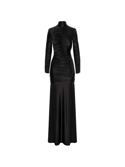 Murmur long-sleeve ruched dress