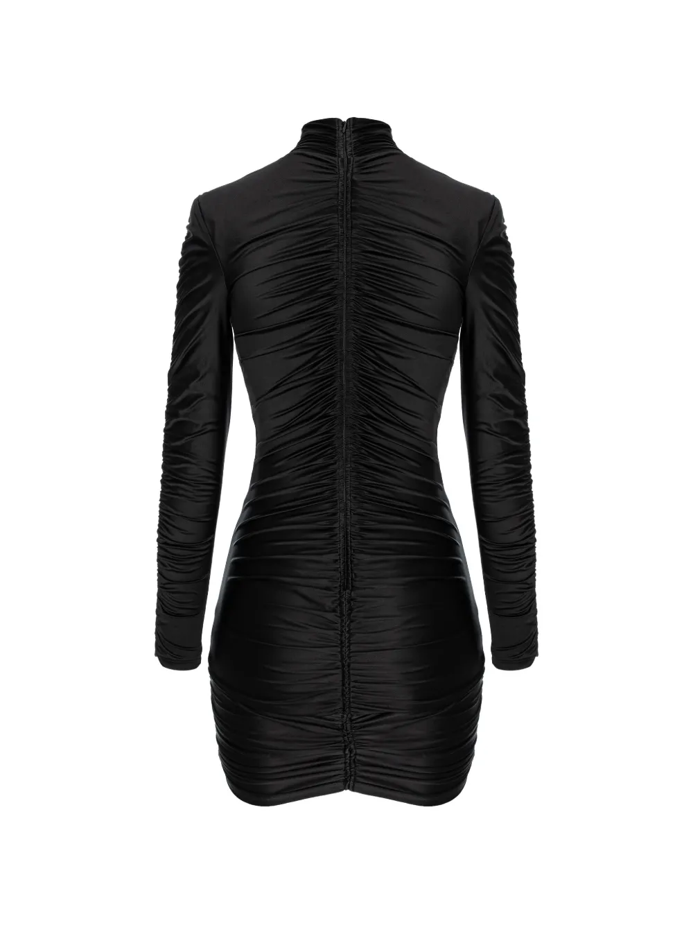 Turtleneck Ruched Dress