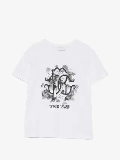 Roberto Cavalli Junior T-shirt med logotryk
