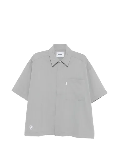 Bonsai embroidered-logo shirt