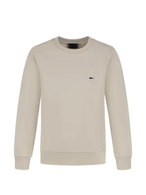 Paul & Shark Junior sudadera con detalle del logo y cuello redondo