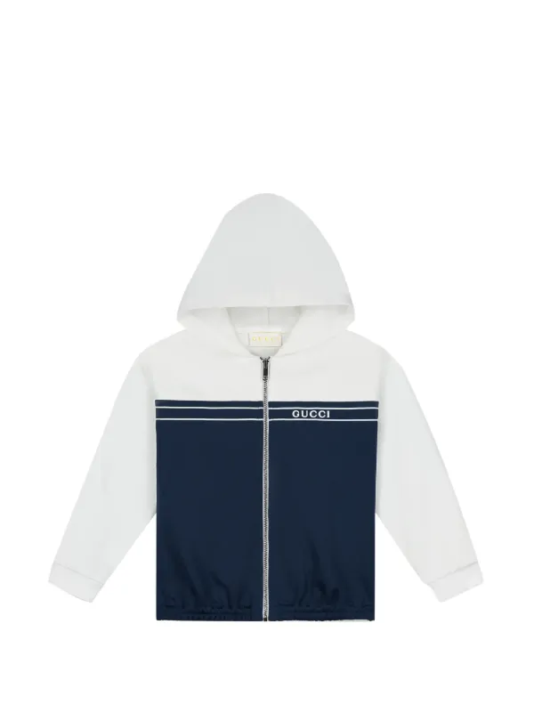 Gucci Kids ジップアップ パーカー | ホワイト | FARFETCH JP