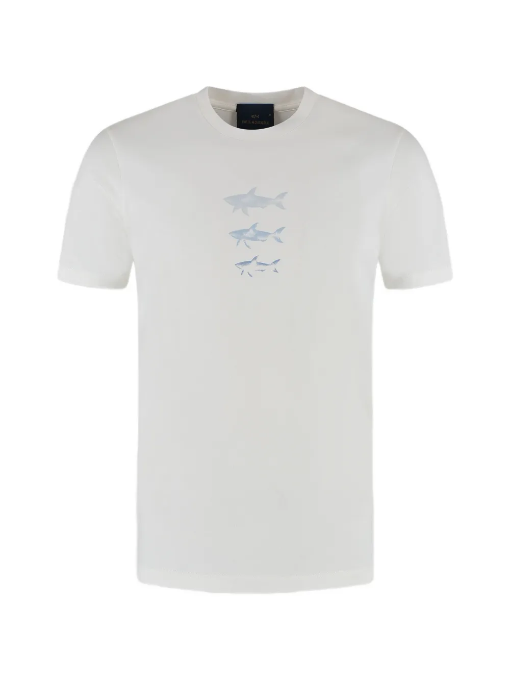 Paul & Shark shark-print T-shirt - Bianco