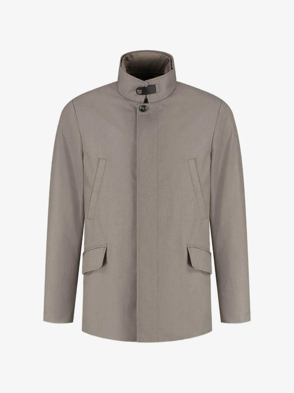 Moorer high-collar jacket | Grey | Image 1