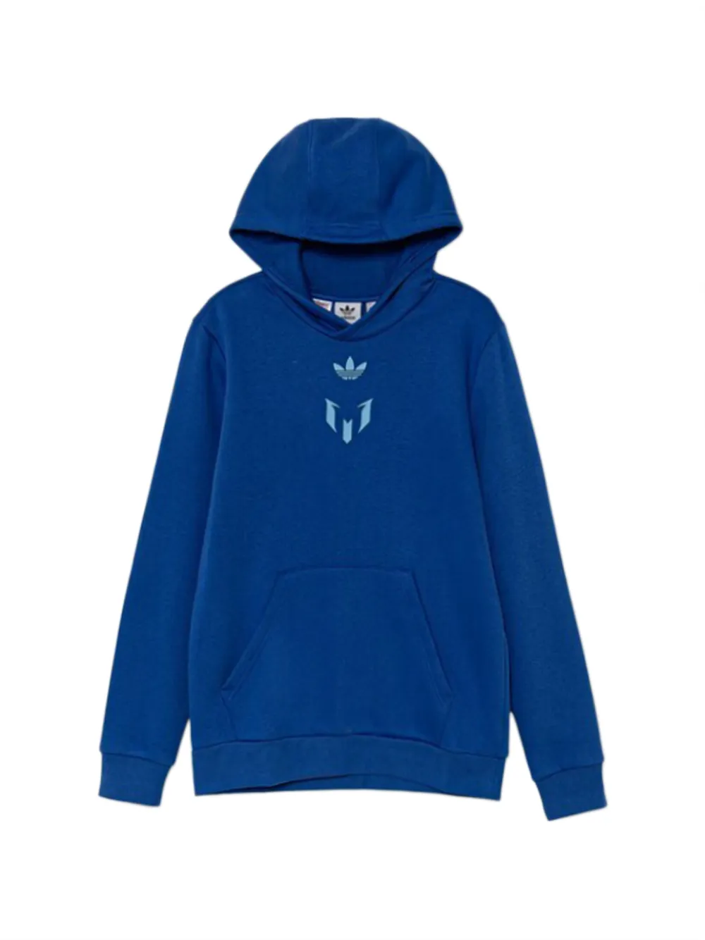 adidas Kids logo-detail hoodie - Blu