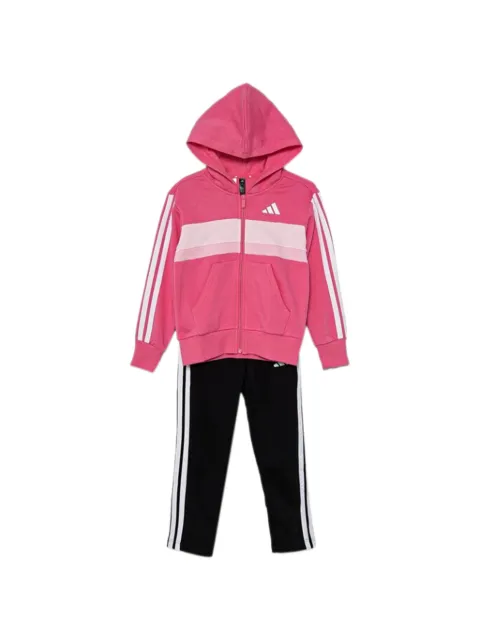 adidas Kids hooded stripe tracksuit