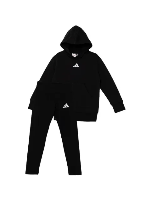 adidas Kids logo-print hoodie tracksuit