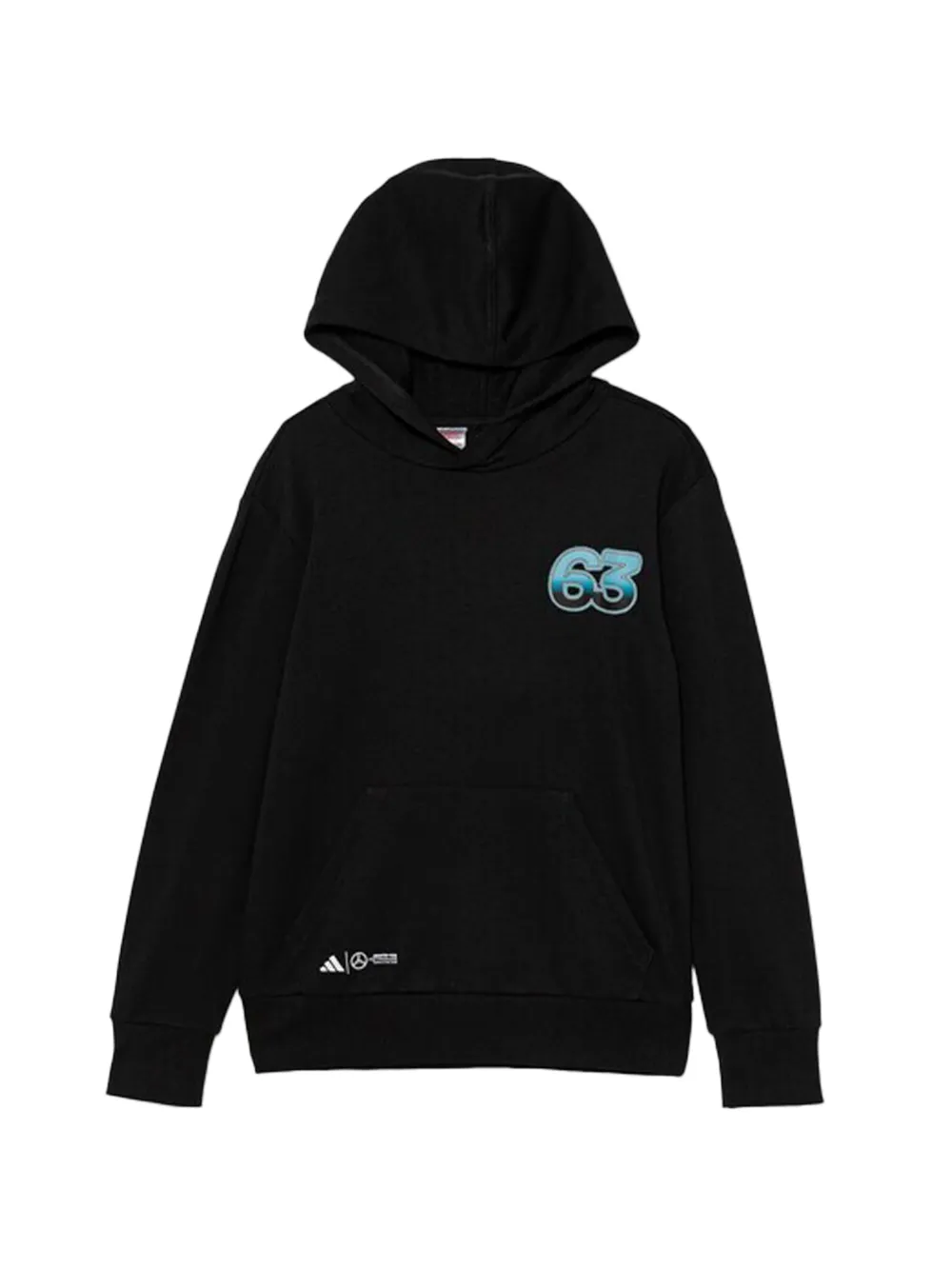 adidas Kids Mercedes AMG Petronas Formula One Team George Russell graphic hoodie - Nero