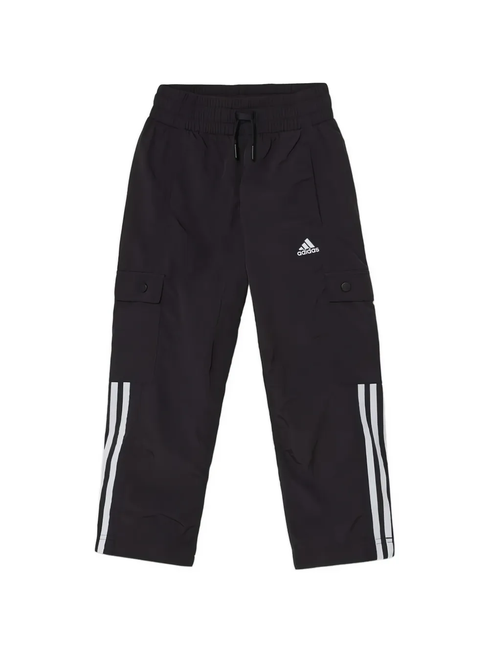 adidas Kids stripe-detail cargo pants - Nero