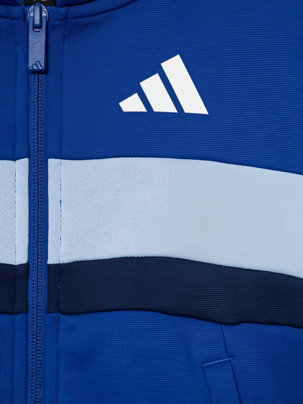 adidas Kids Gestreept trainingspak Blauw