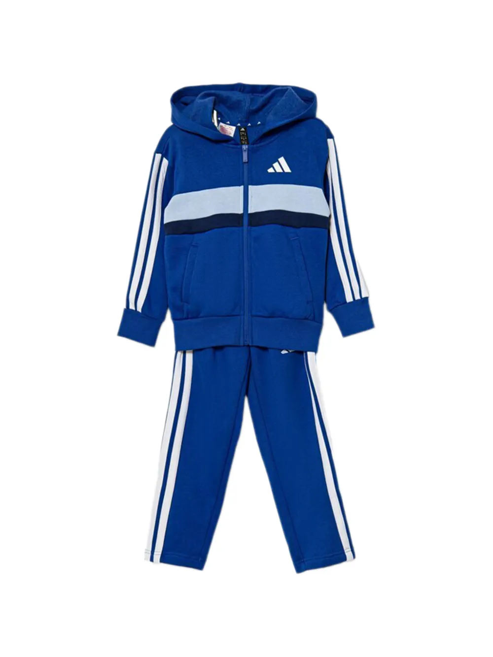 adidas Kids stripe tracksuit - Blu