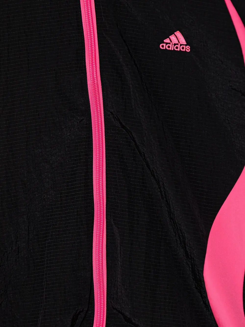 adidas Kids Teamgeist logo-embroidered striped jacket Zwart