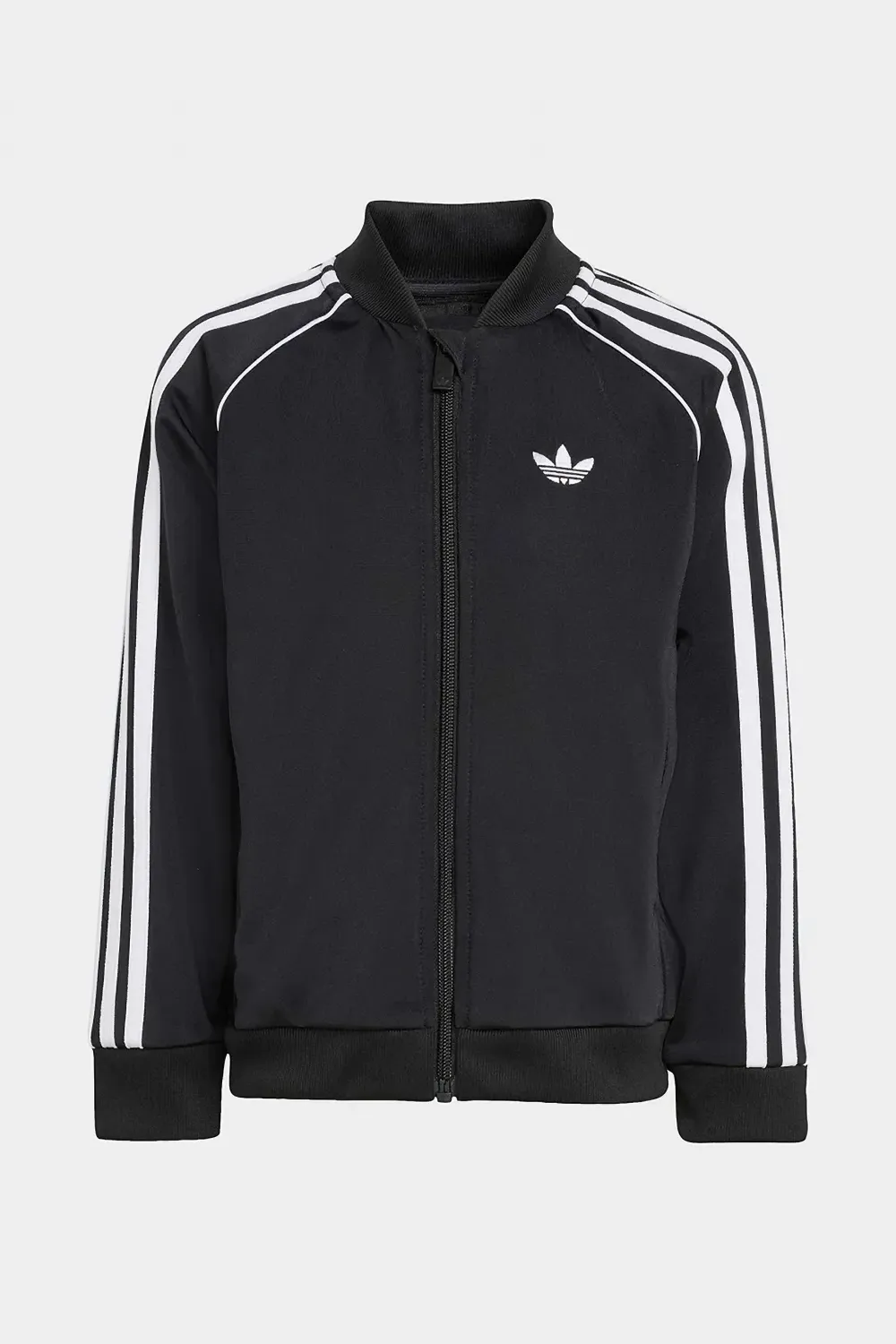 adidas Kids Trainingspak met geborduurd logo en zijstreep Zwart
