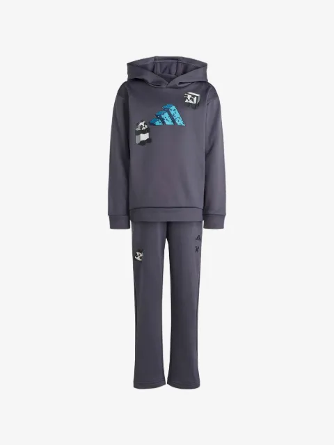 adidas Kids x Minecraft graphic-print tracksuit