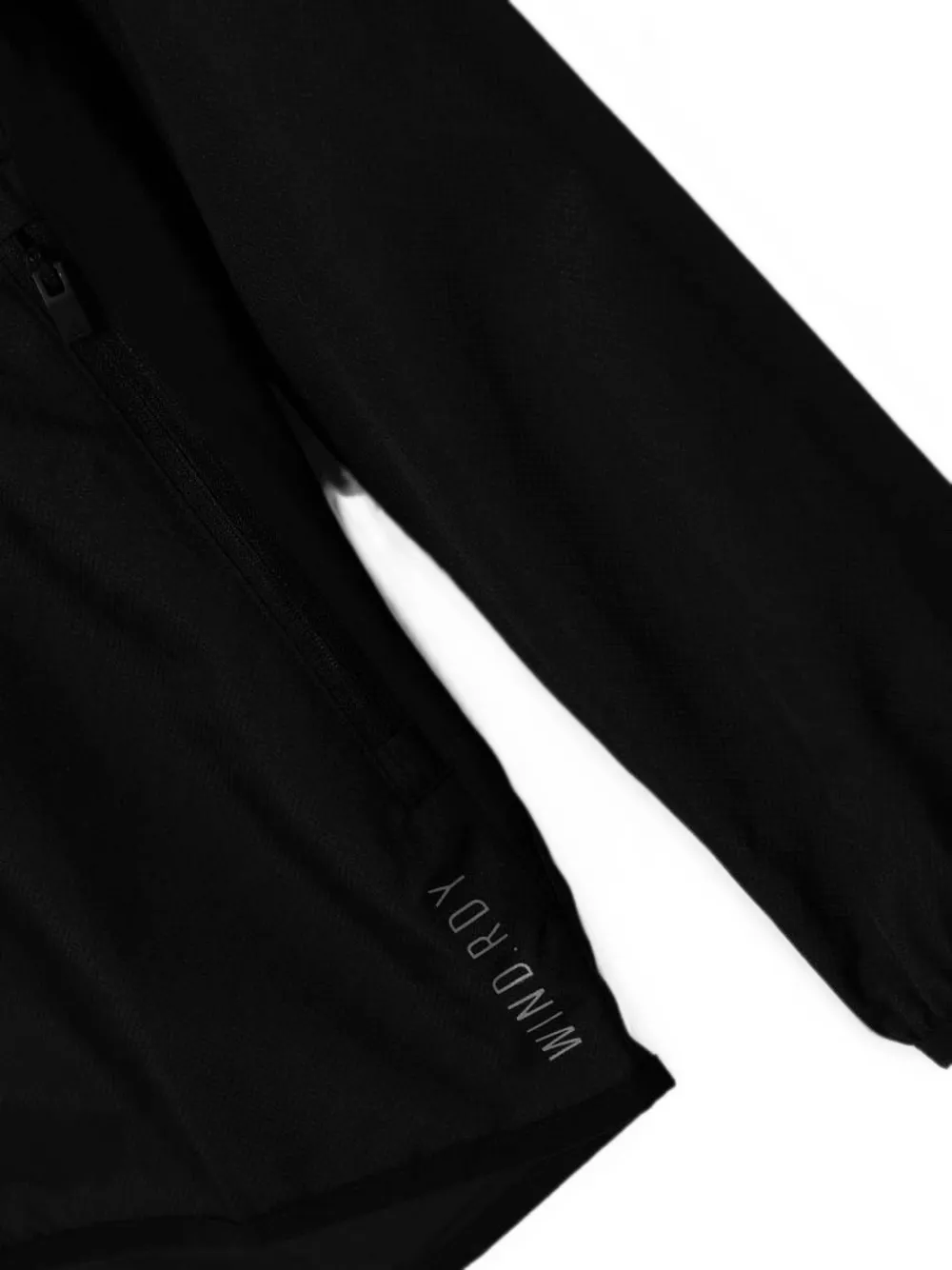 adidas Kids WIND.RDY Team logo-print zip-up jacket Zwart