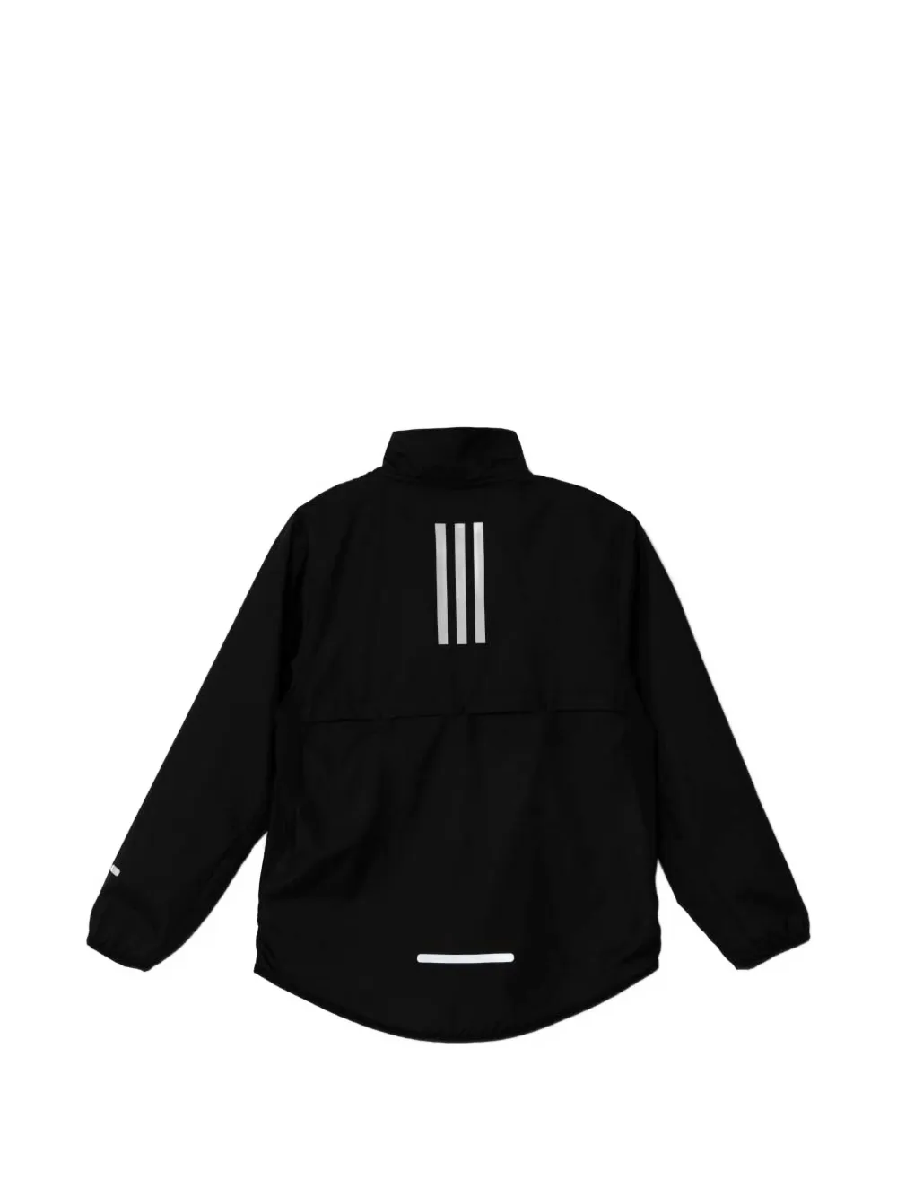 adidas Kids WIND.RDY Team logo-print zip-up jacket Zwart