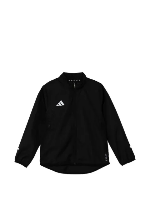 adidas Kids WIND.RDY Team logo-print zip-up jacket