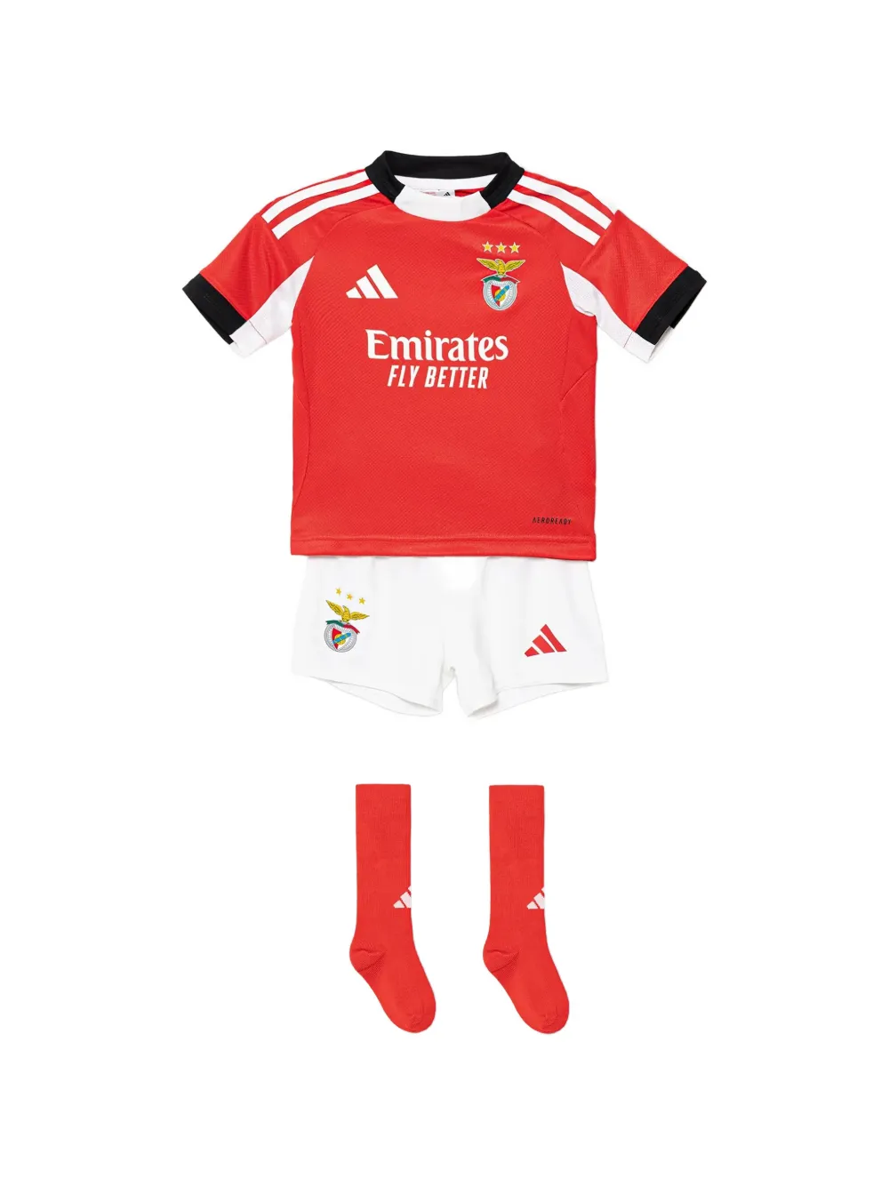 adidas Kids Benfica 25/26 set (set of three) - Rosso