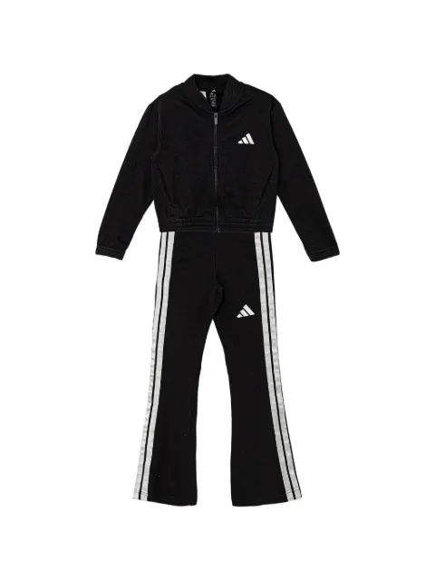 adidas Kids logo-print flared-leg tracksuit (set of two)