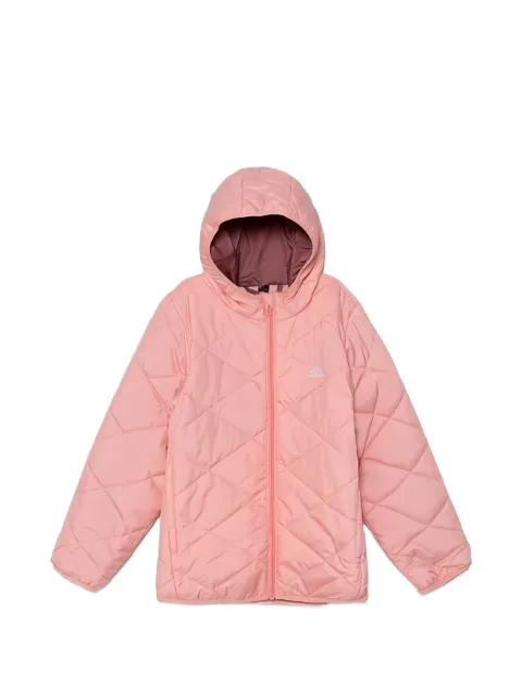 adidas Kids quilted-pattern jacket