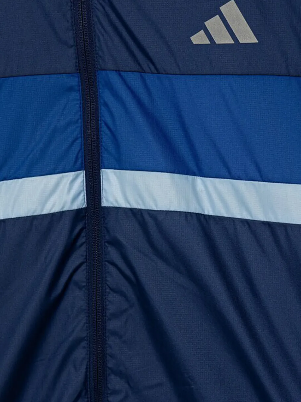 adidas Kids Gestreept jack Blauw